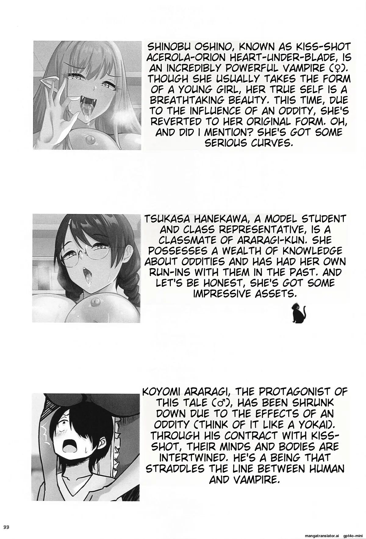 Iyashimonogatari ~kinpatsu Glamour Na Kyuuketsuki To Dekachichi Class Iinchou Ni Yoru Sex Chiryou~ Chapter 1000 Page 34